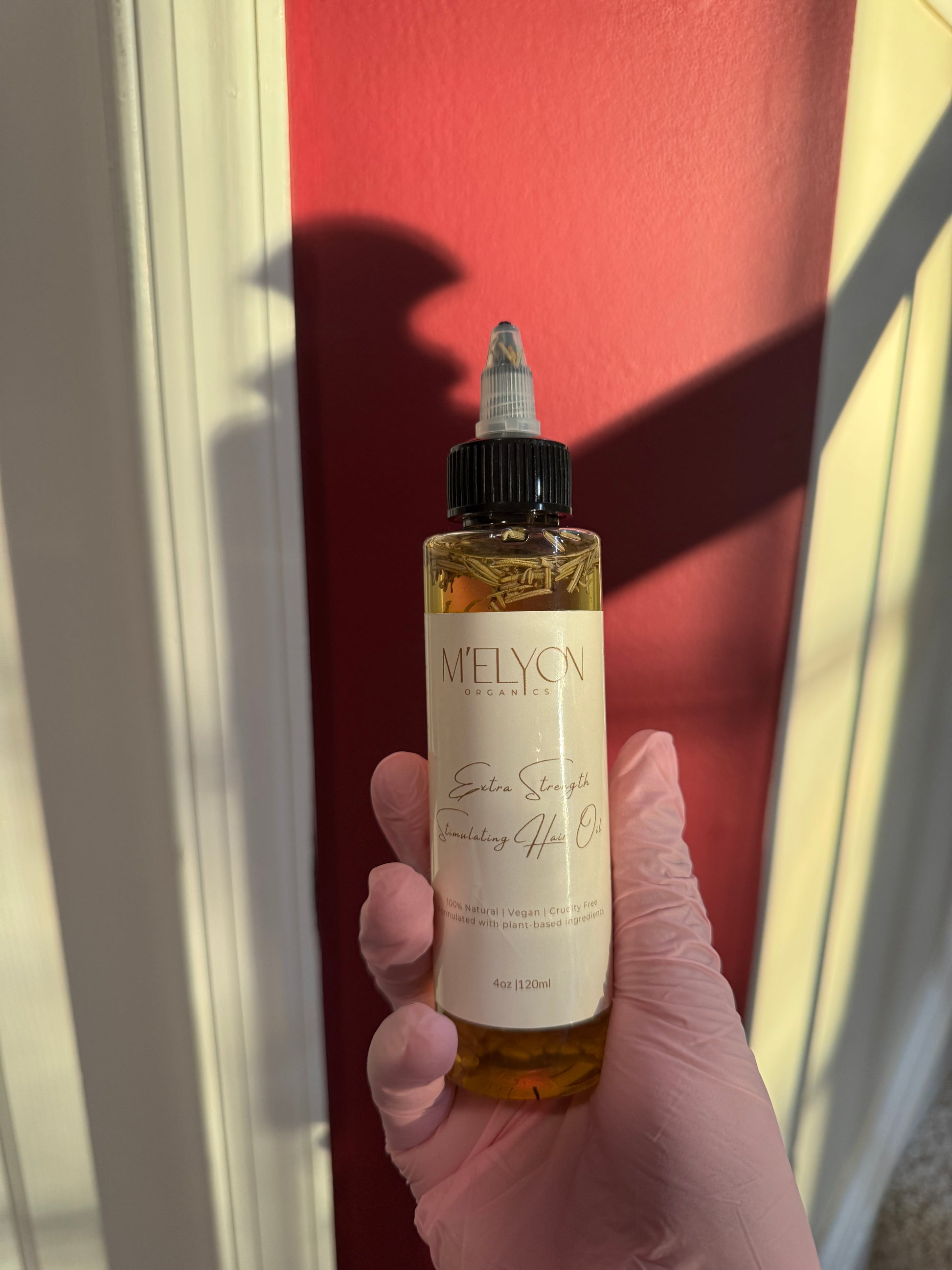 Extra Strength Stimulating Hair Oil M'Elyon Organics