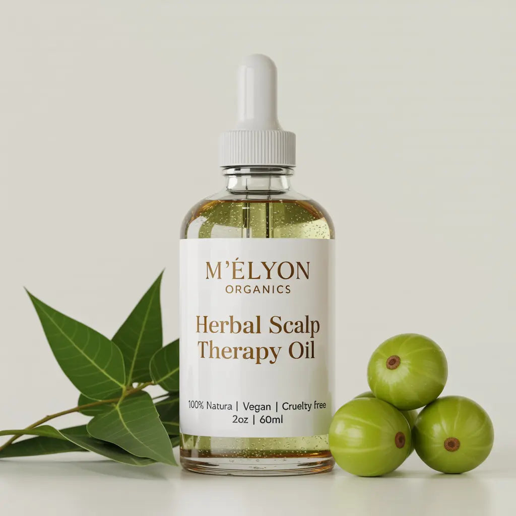 Herbal Scalp Therapy Oil 2oz M'Elyon Organics